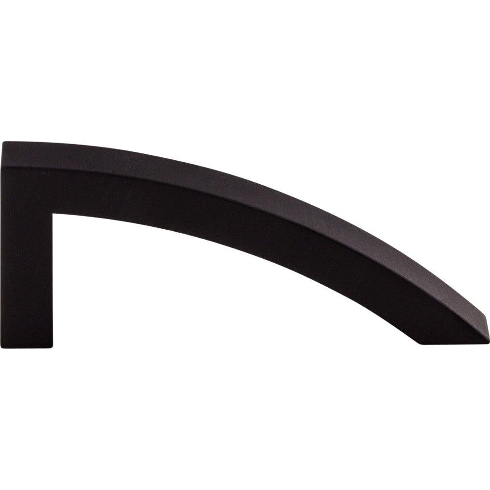 Sloped Pull by Top Knobs - Flat Black - New York Hardware
