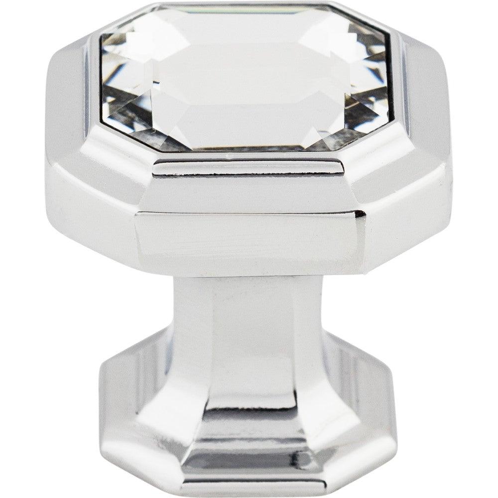 Crystal Emerald Knob by Top Knobs - Polished Chrome - New York Hardware
