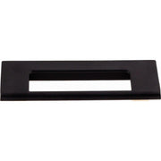 Europa Cut Out Tab Pull by Top Knobs - Flat Black - New York Hardware