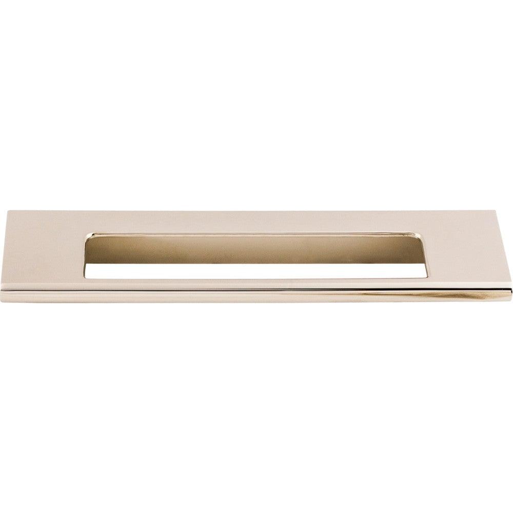 Europa Cut Out Tab Pull by Top Knobs - Polished Nickel - New York Hardware