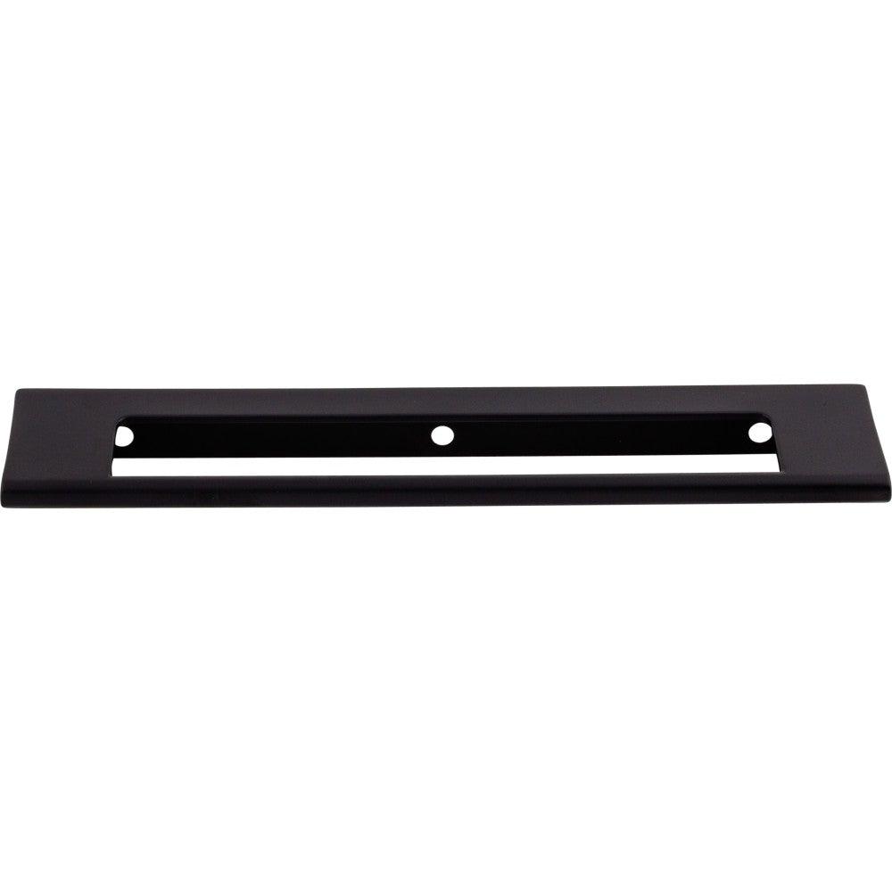 Europa Cut Out Tab Pull by Top Knobs - Flat Black - New York Hardware