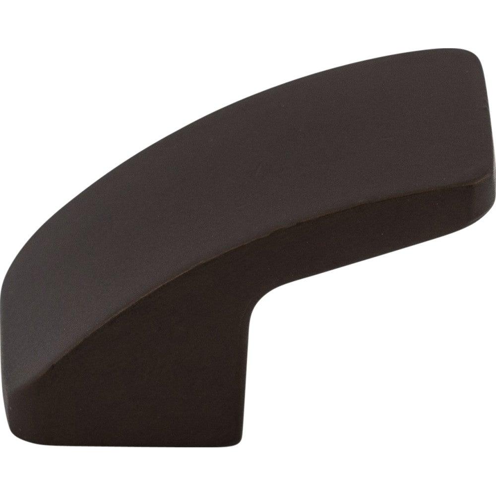 Thumb Knob by Top Knobs - Flat Black - New York Hardware