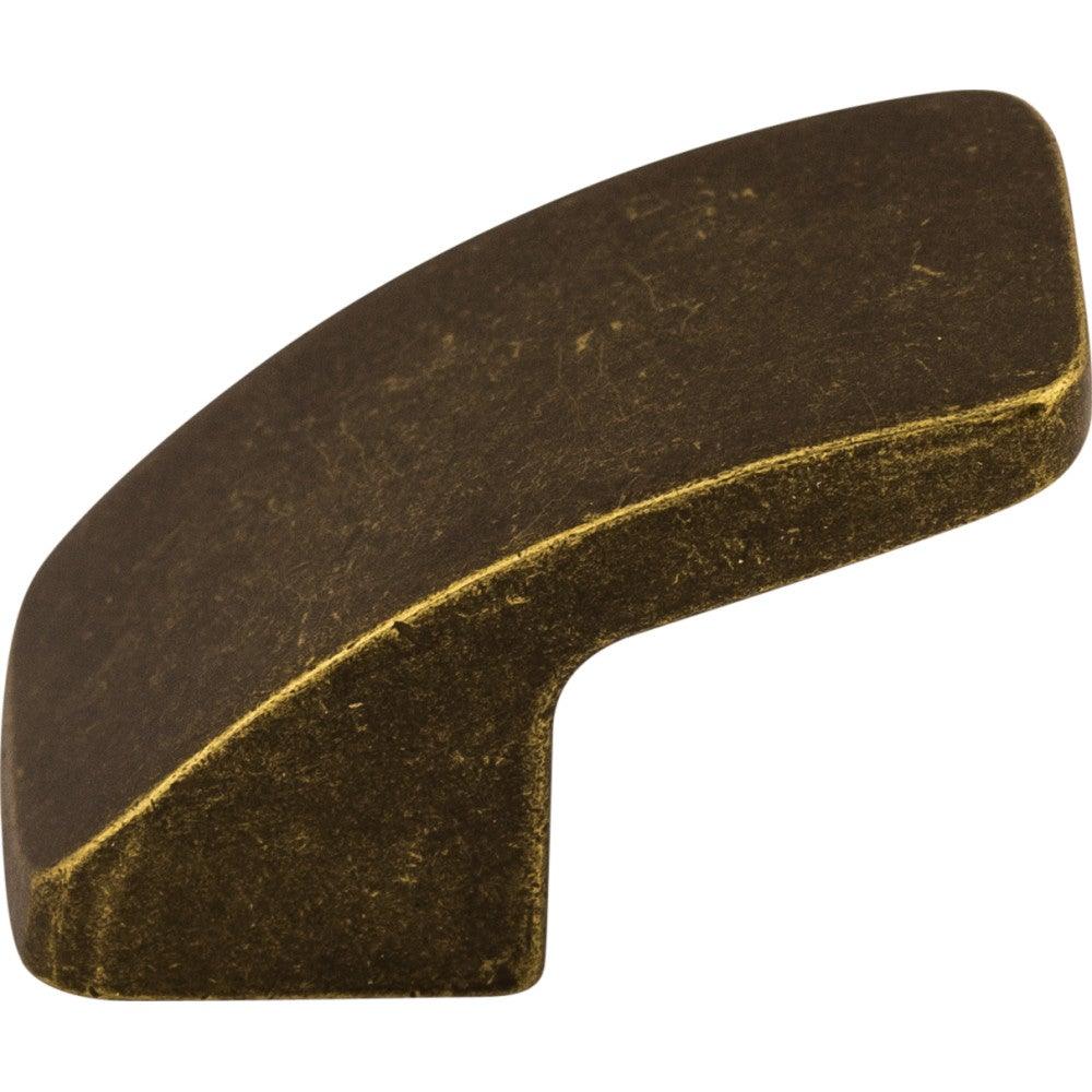 Thumb Knob by Top Knobs - German Bronze - New York Hardware