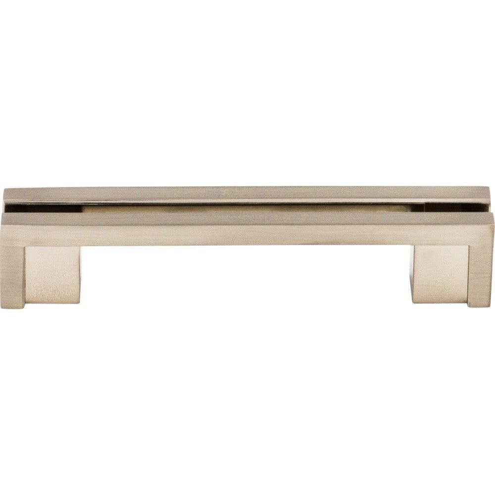 Flat Rail Pull by Top Knobs - Brushed Satin Nickel - New York Hardware