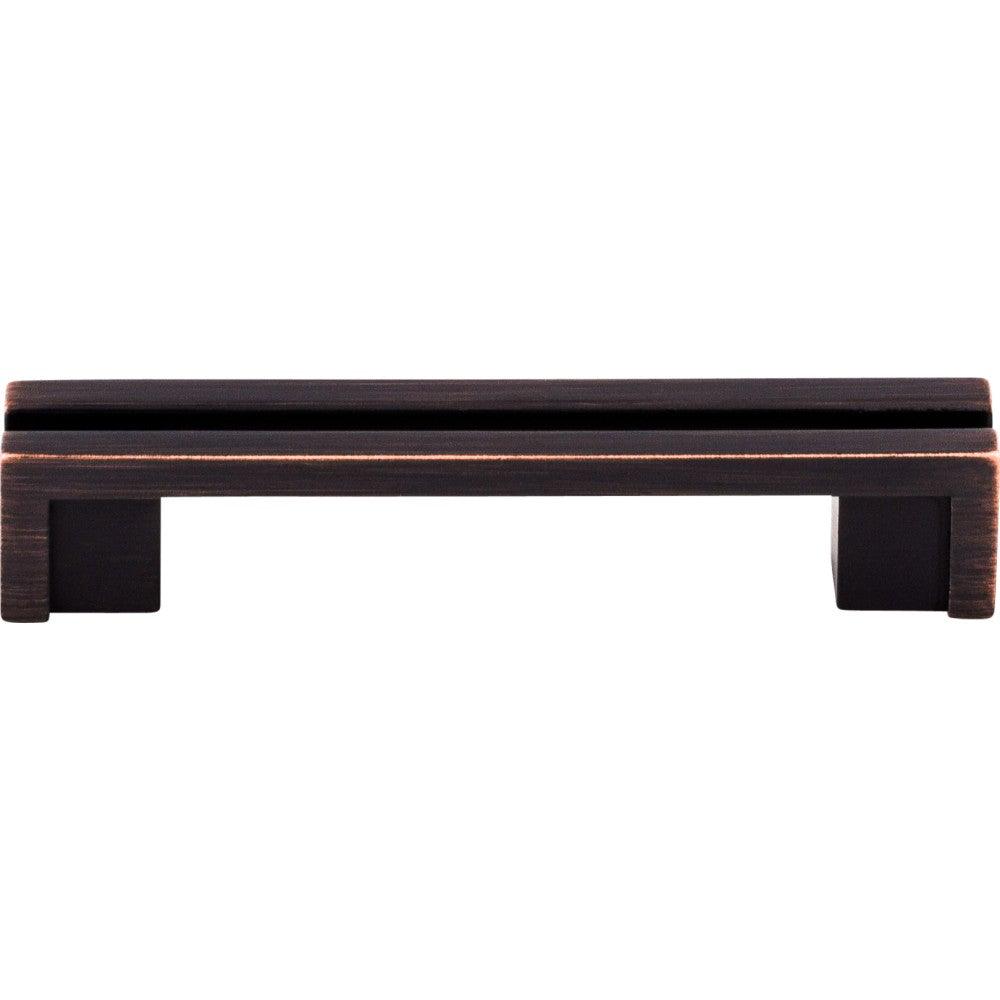 Flat Rail Pull by Top Knobs - Tuscan Bronze - New York Hardware