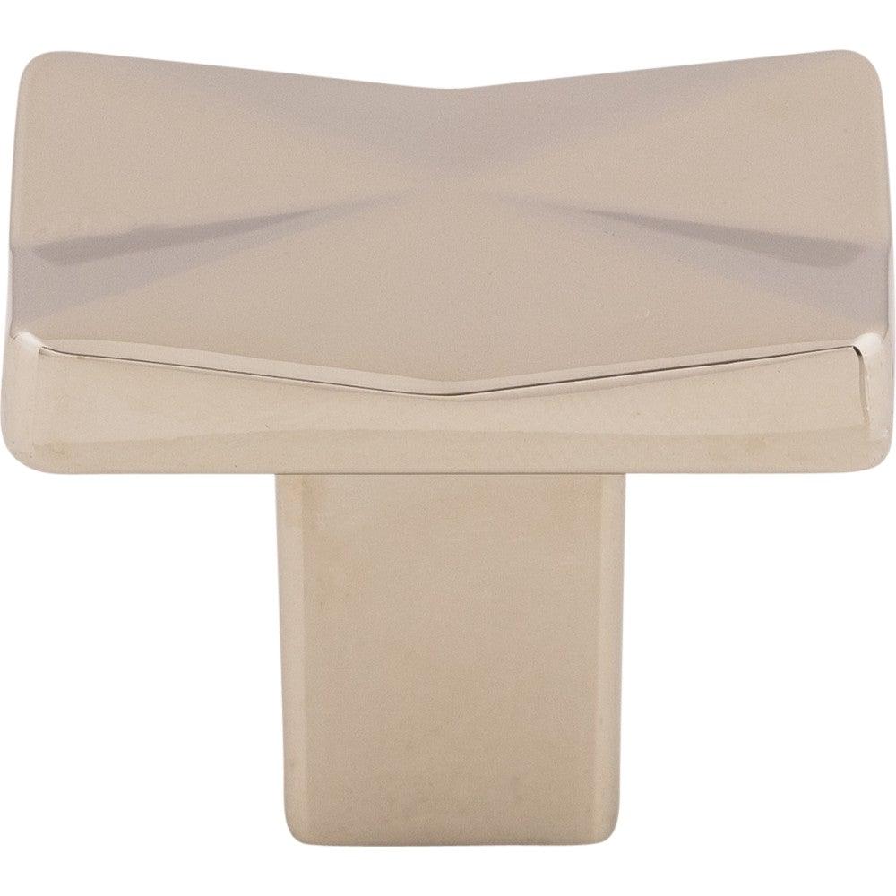 Quilted Knob by Top Knobs - Polished Nickel - New York Hardware