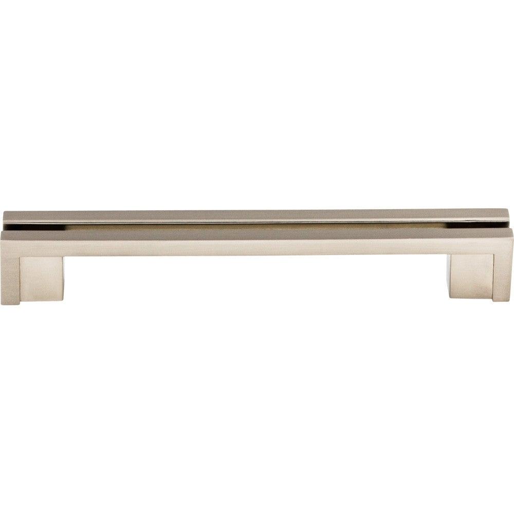 Flat Rail Pull by Top Knobs - Brushed Satin Nickel - New York Hardware