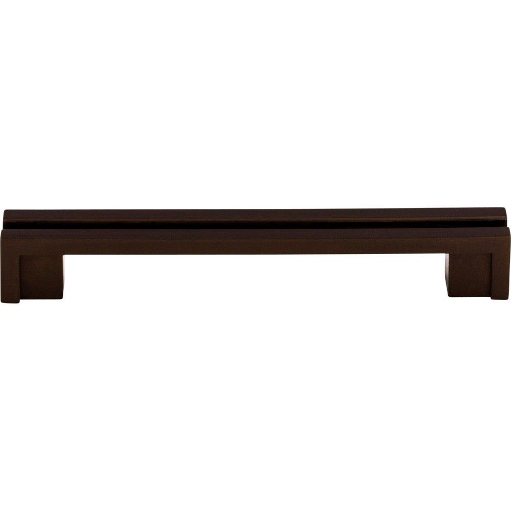 Flat Rail Pull by Top Knobs - Oil Rubbed Bronze - New York Hardware