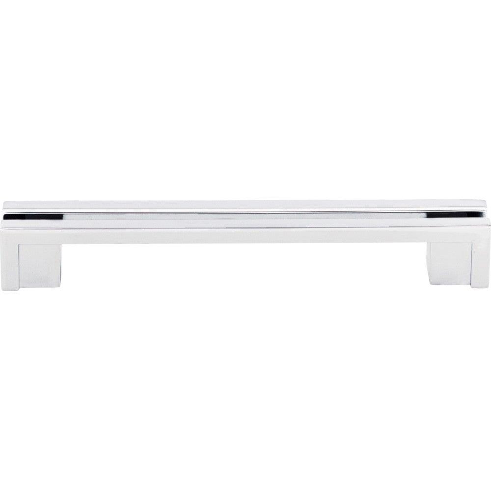 Flat Rail Pull by Top Knobs - Polished Chrome - New York Hardware