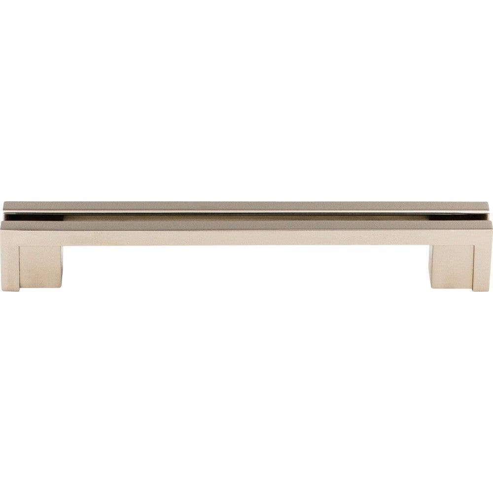 Flat Rail Pull by Top Knobs - Polished Nickel - New York Hardware