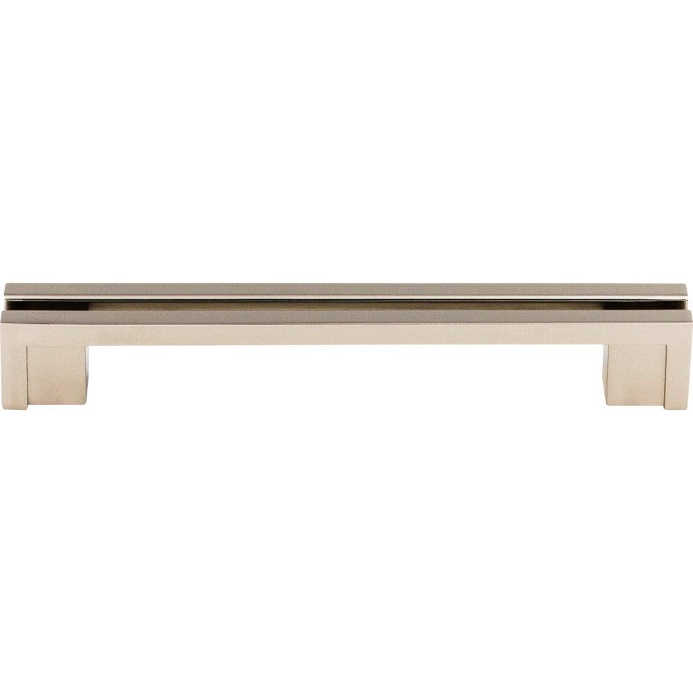 Flat Rail Pull by Top Knobs - Polished Nickel - New York Hardware