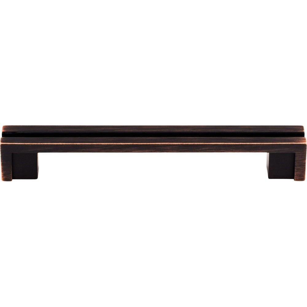 Flat Rail Pull by Top Knobs - Tuscan Bronze - New York Hardware