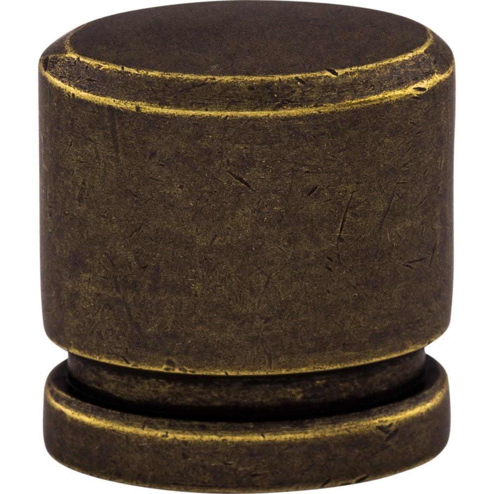 Oval Knob by Top Knobs - German Bronze - New York Hardware