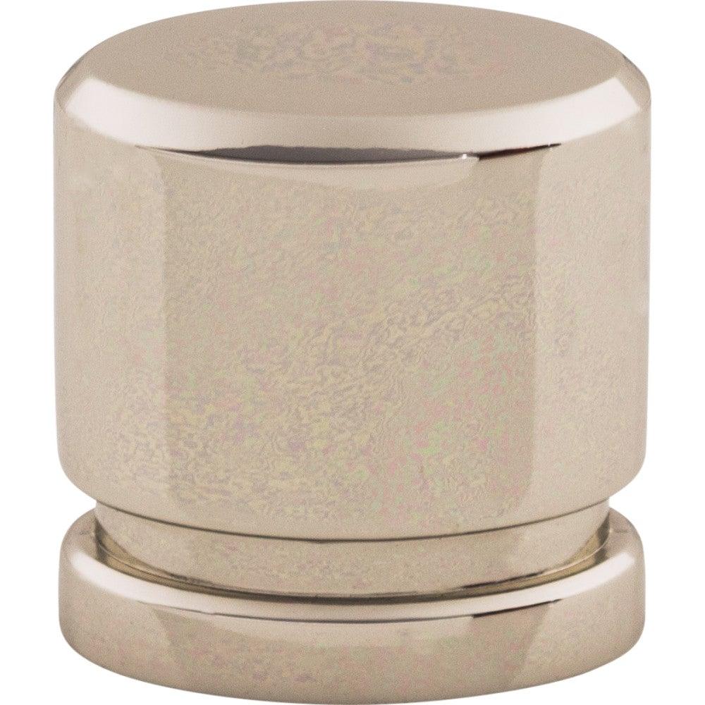 Oval Knob by Top Knobs - Polished Nickel - New York Hardware