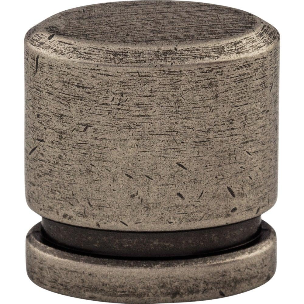 Oval Knob by Top Knobs - Pewter Antique - New York Hardware