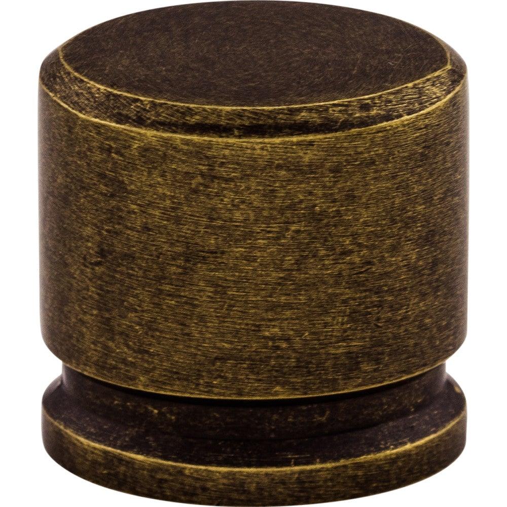 Oval Knob by Top Knobs - German Bronze - New York Hardware