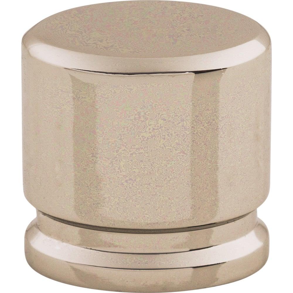 Oval Knob by Top Knobs - Polished Nickel - New York Hardware