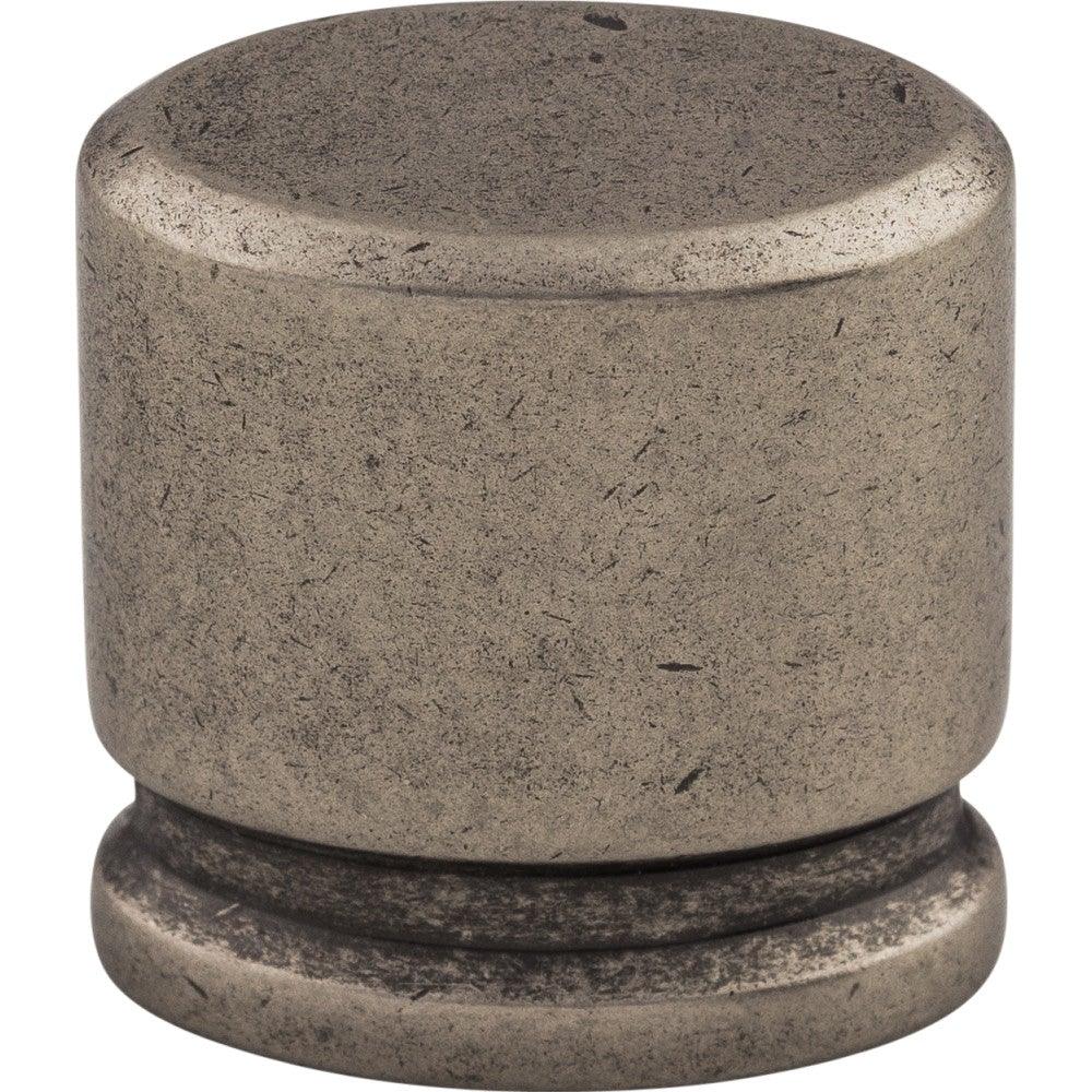 Oval Knob by Top Knobs - Pewter Antique - New York Hardware
