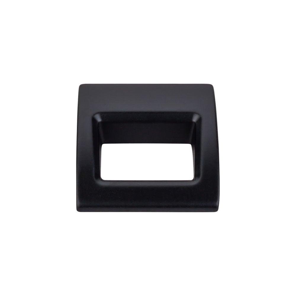 Tango Finger Pull by Top Knobs - Flat Black - New York Hardware