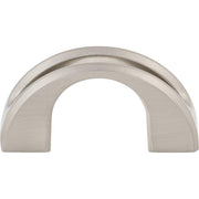 Tango U Finger Pull by Top Knobs - Brushed Satin Nickel - New York Hardware