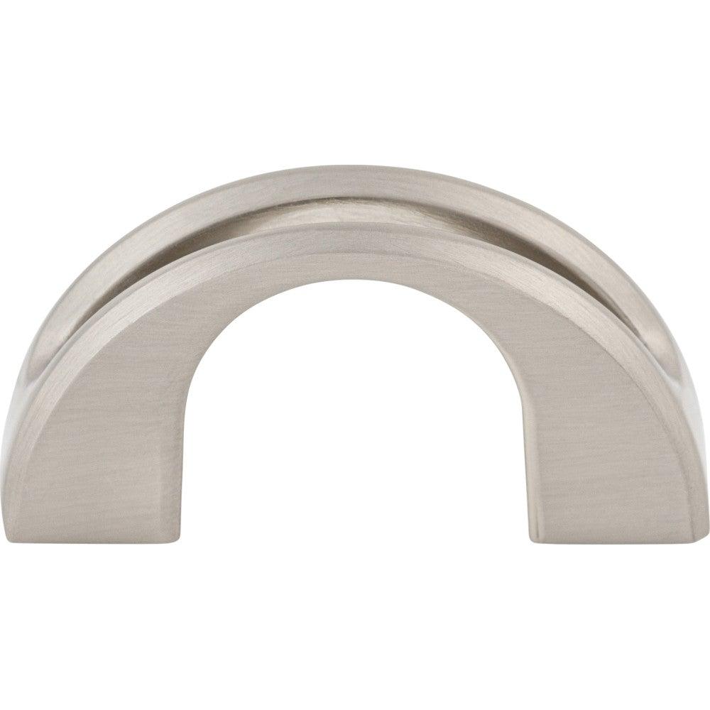 Tango U Finger Pull by Top Knobs - Brushed Satin Nickel - New York Hardware
