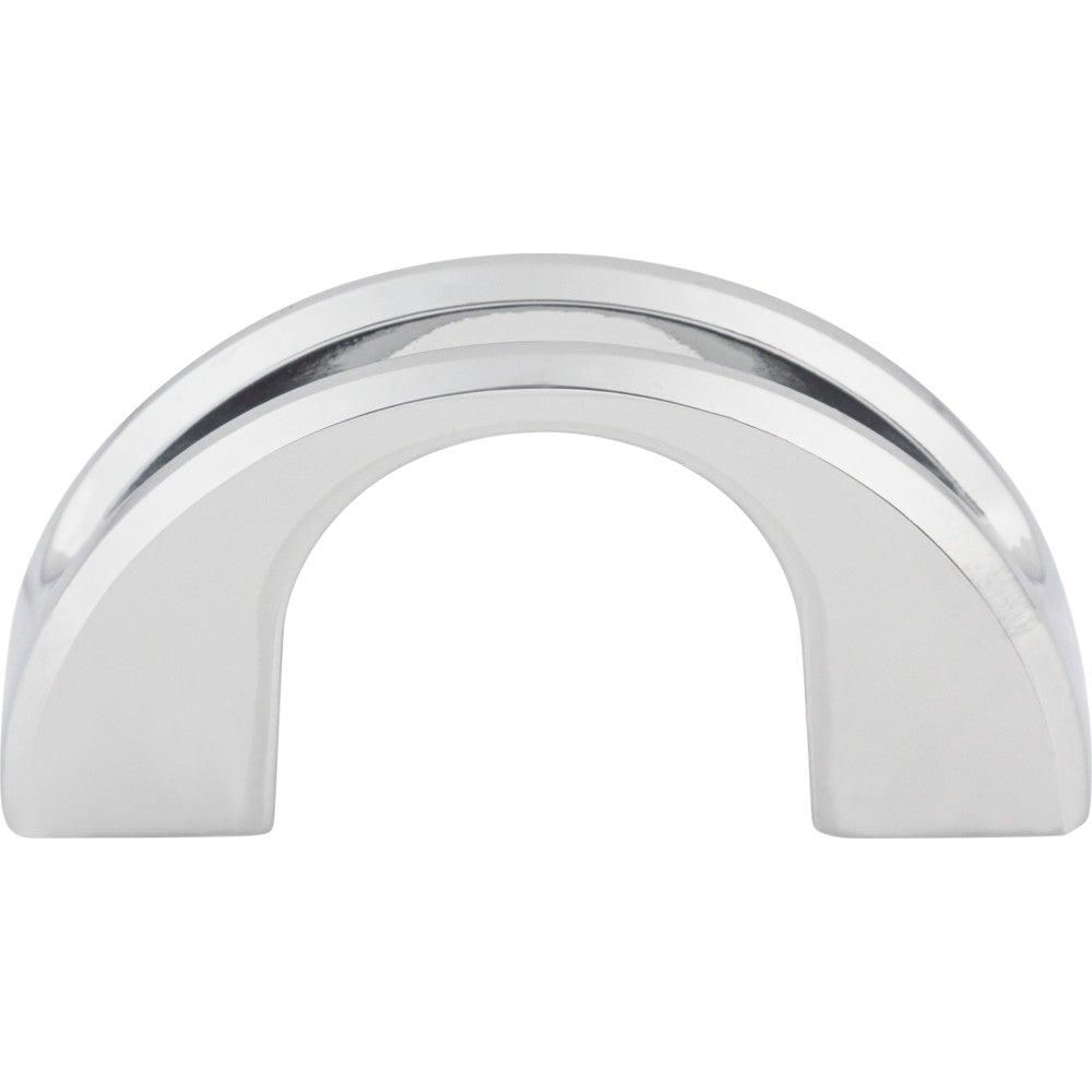 Tango U Finger Pull by Top Knobs - Polished Chrome - New York Hardware