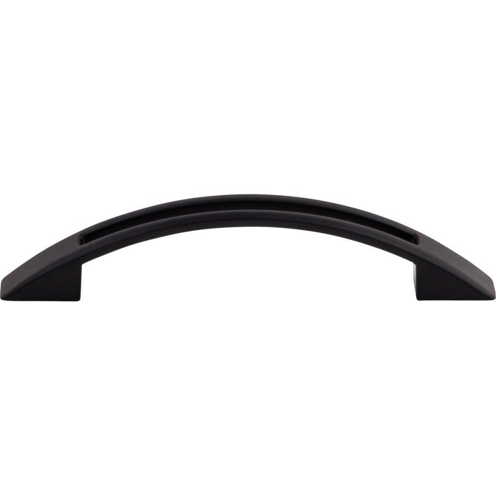 Tango Cut Out Pull by Top Knobs - Flat Black - New York Hardware