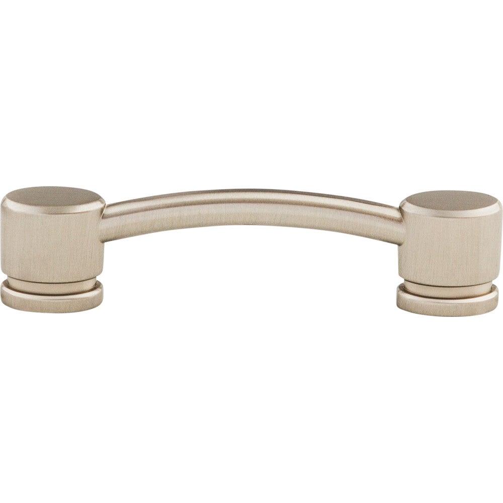 Oval Thin Pull by Top Knobs - Brushed Satin Nickel - New York Hardware