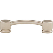 Oval Thin Pull by Top Knobs - Brushed Satin Nickel - New York Hardware