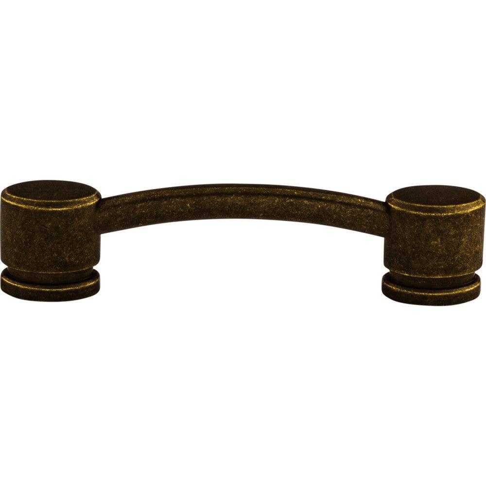 Oval Thin Pull by Top Knobs - German Bronze - New York Hardware