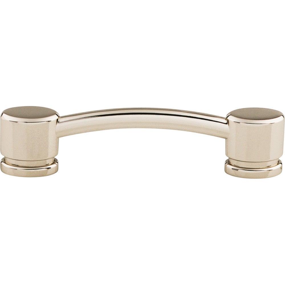Oval Thin Pull by Top Knobs - Polished Nickel - New York Hardware