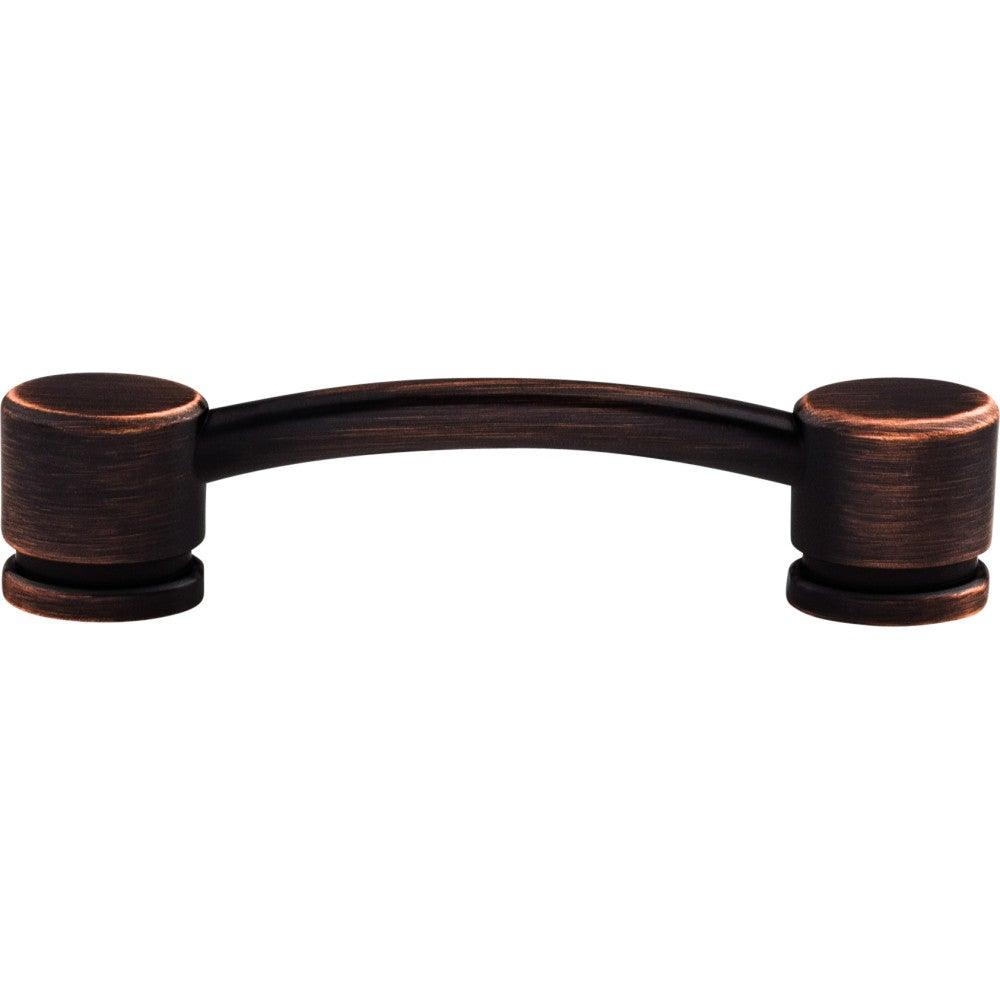 Oval Thin Pull by Top Knobs - Tuscan Bronze - New York Hardware