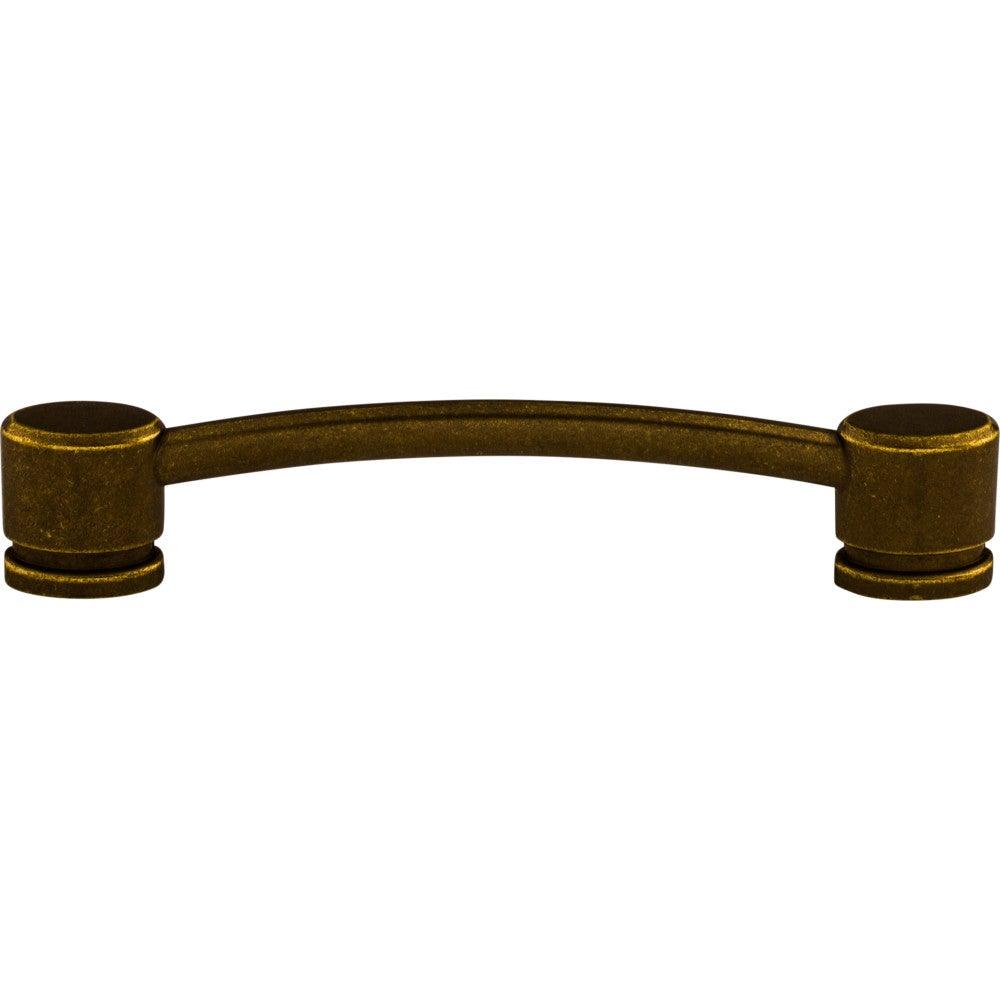 Oval Thin Pull by Top Knobs - German Bronze - New York Hardware