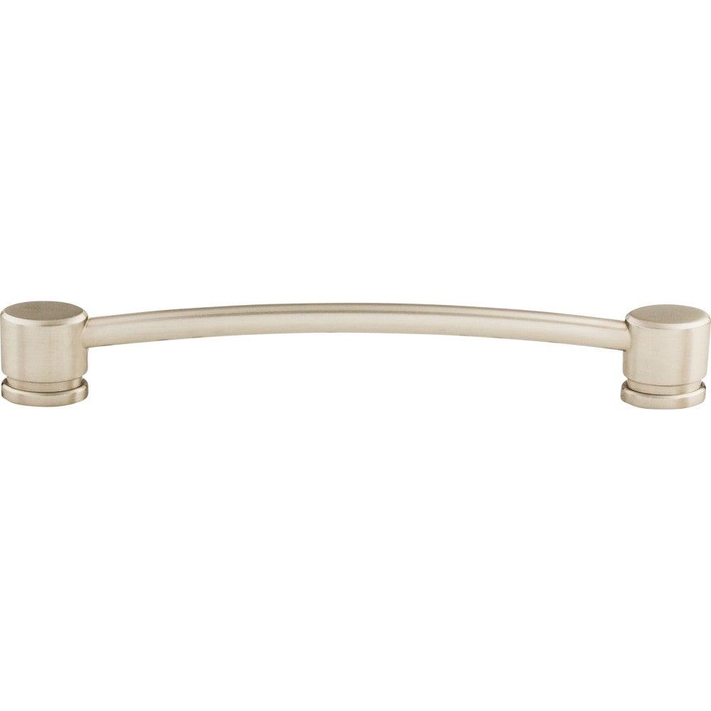 Oval Thin Pull by Top Knobs - Brushed Satin Nickel - New York Hardware