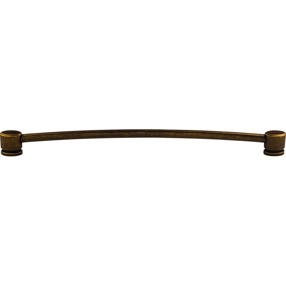 Oval Thin Pull by Top Knobs - German Bronze - New York Hardware