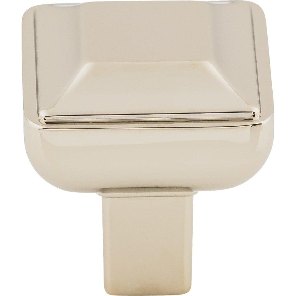 Podium Knob by Top Knobs - Polished Nickel - New York Hardware
