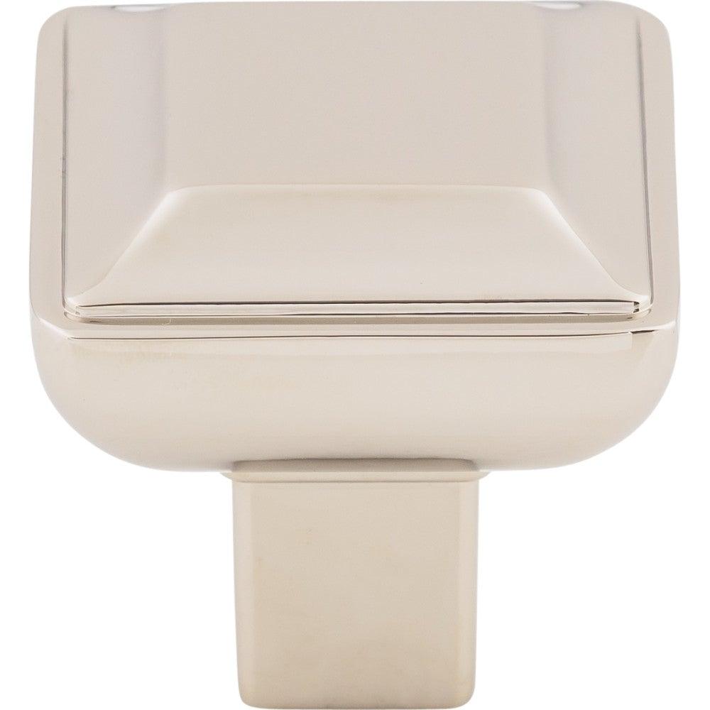 Podium Knob by Top Knobs - Polished Nickel - New York Hardware
