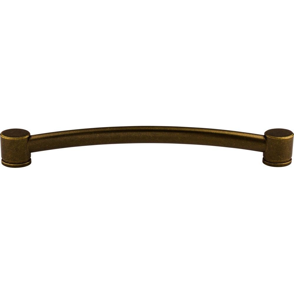 Oval Thin Appliance Pull by Top Knobs - German Bronze - New York Hardware