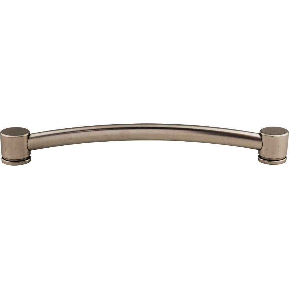Oval Thin Appliance Pull by Top Knobs - Pewter Antique - New York Hardware