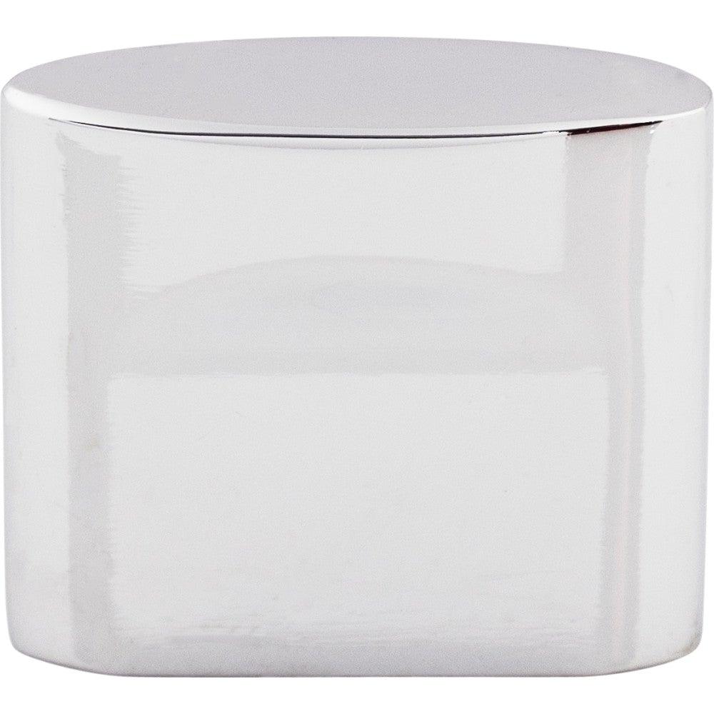 Oval Slot Knob by Top Knobs - Polished Chrome - New York Hardware