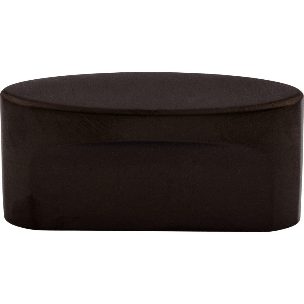 Oval Slot Knob by Top Knobs - Oil Rubbed Bronze - New York Hardware