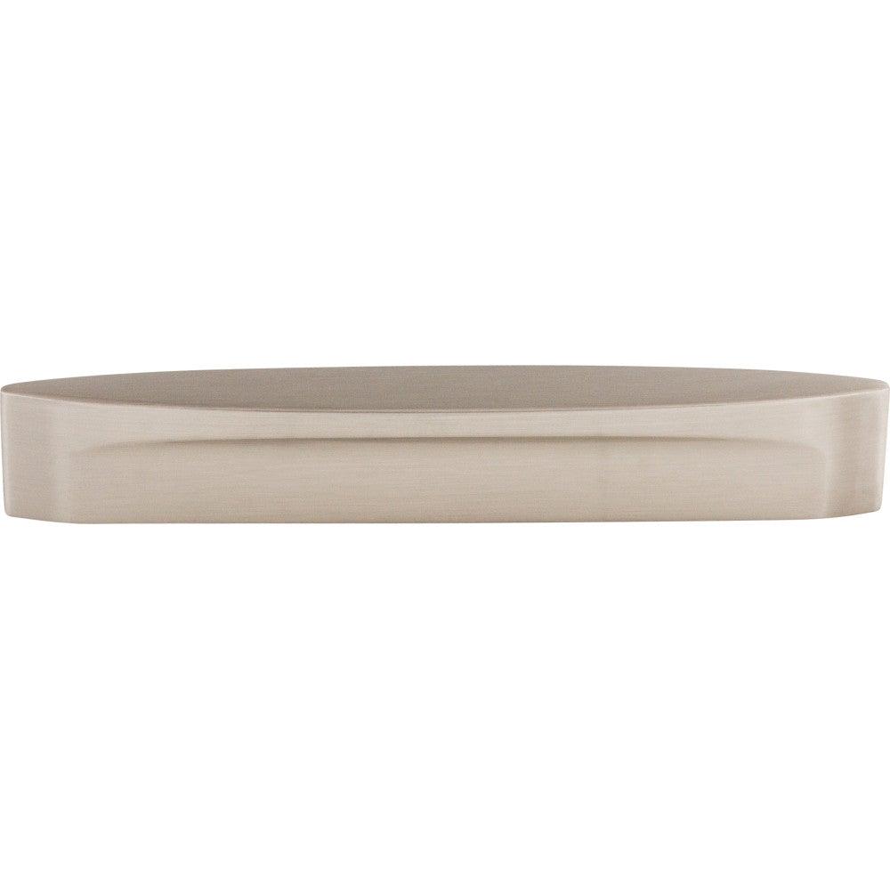 Oval Long Slot Pull by Top Knobs - Brushed Satin Nickel - New York Hardware
