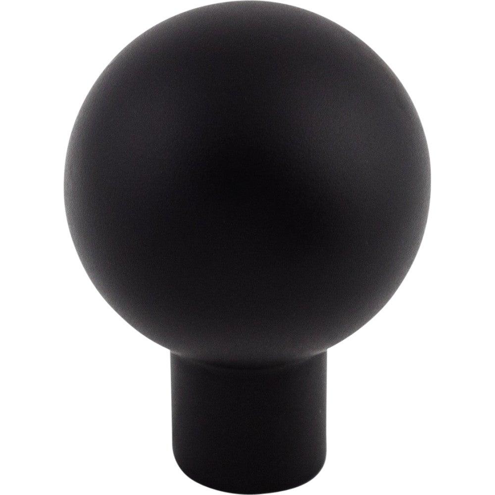 Brookline Knob by Top Knobs - Flat Black - New York Hardware