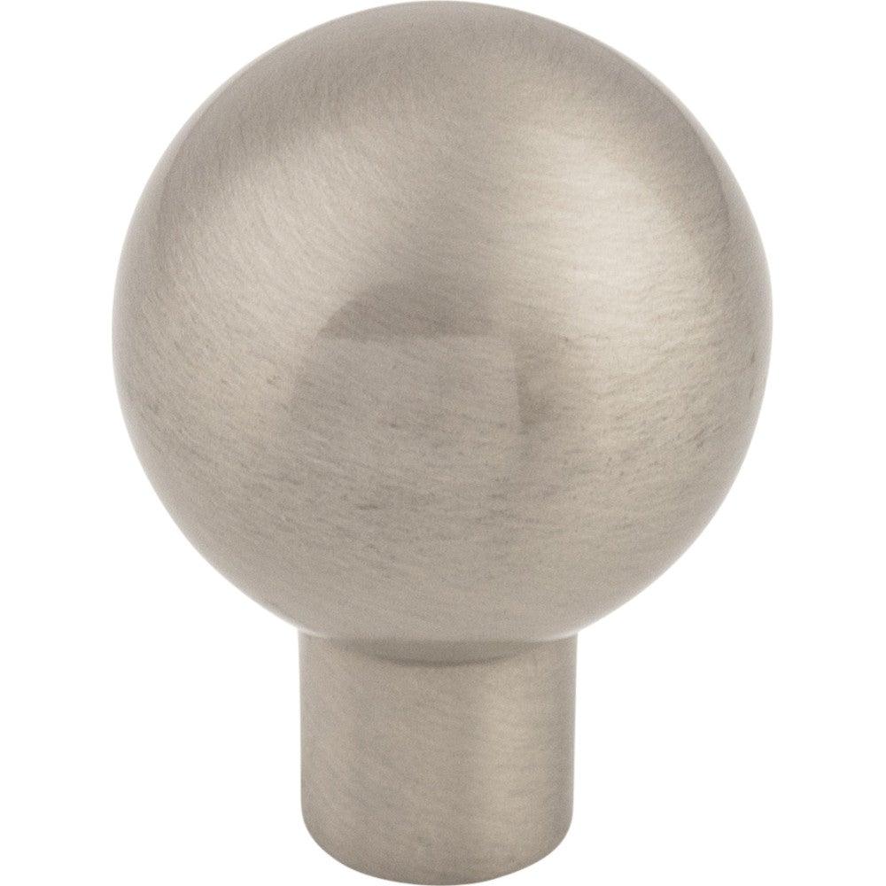 Brookline Knob by Top Knobs - Brushed Satin Nickel - New York Hardware