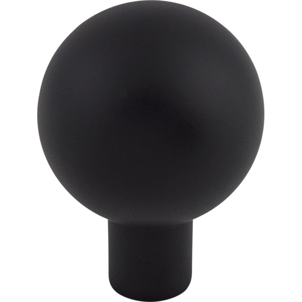 Brookline Knob by Top Knobs - Flat Black - New York Hardware