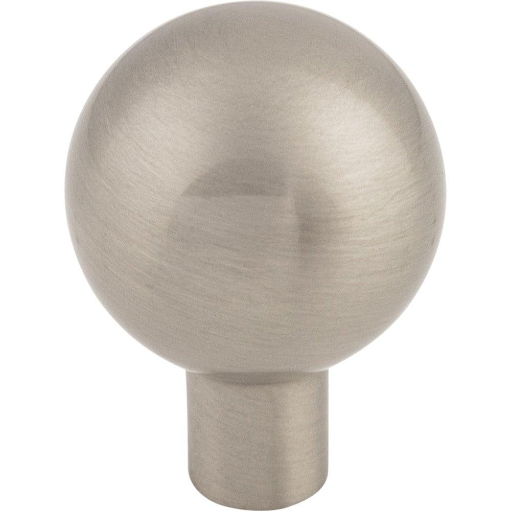 Brookline Knob by Top Knobs - Brushed Satin Nickel - New York Hardware