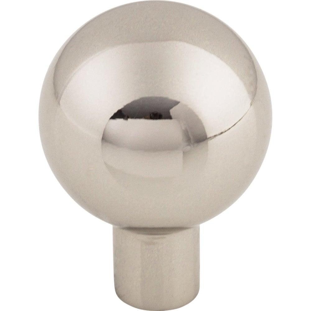 Brookline Knob by Top Knobs - Polished Nickel - New York Hardware