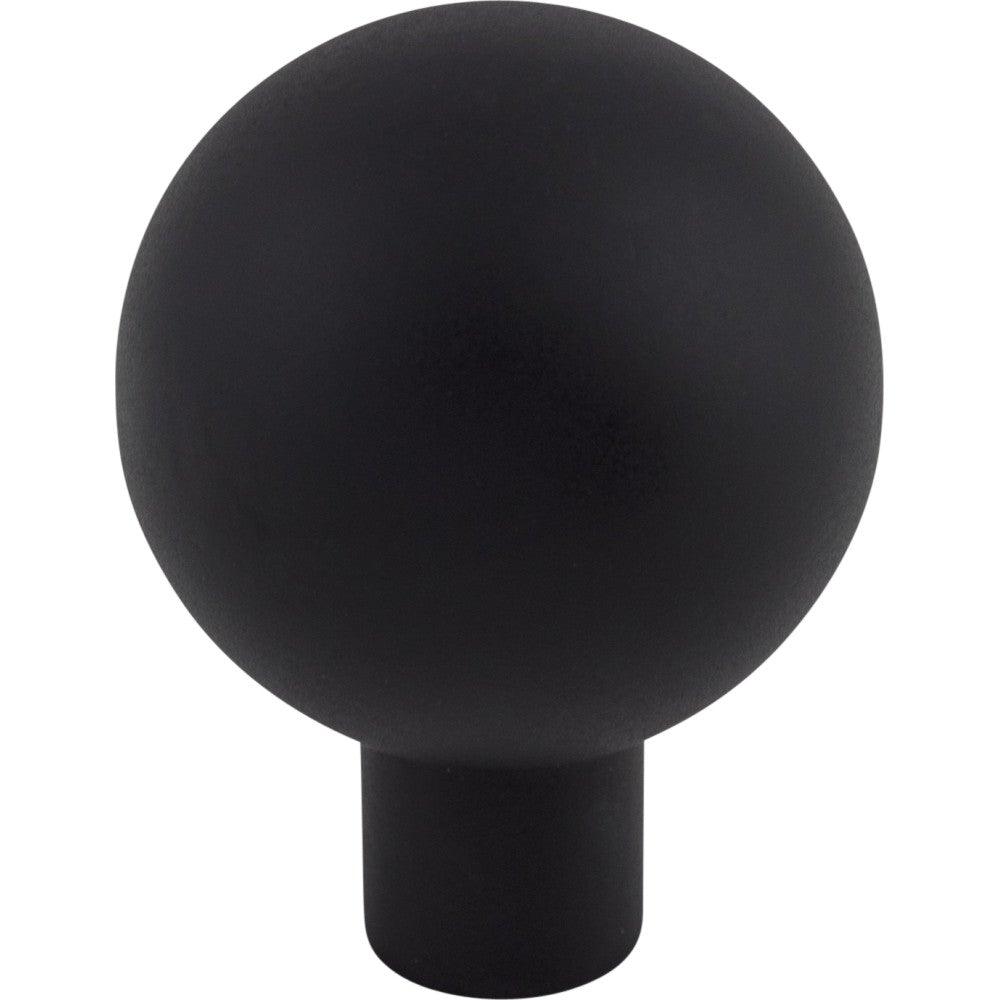 Brookline Knob by Top Knobs - Flat Black - New York Hardware