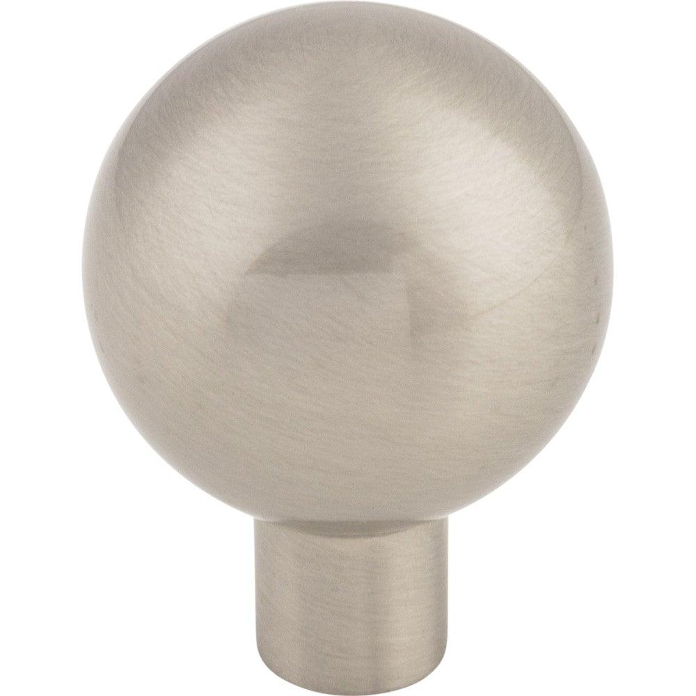 Brookline Knob by Top Knobs - Brushed Satin Nickel - New York Hardware