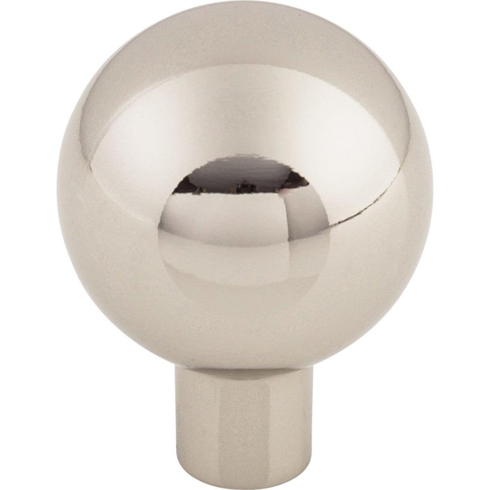 Brookline Knob by Top Knobs - Polished Nickel - New York Hardware